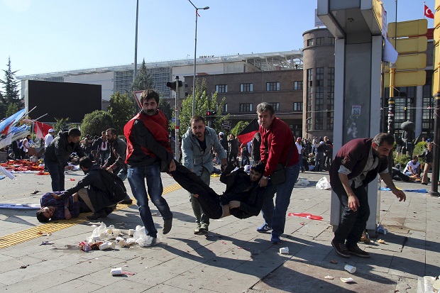 86 Orang Tewas Akibat Bom Bunuh Diri di Turki