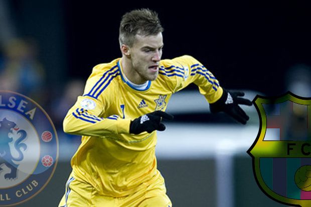 Chelsea-Barcelona Berebut Bintang Ukraina, Yarmolenko