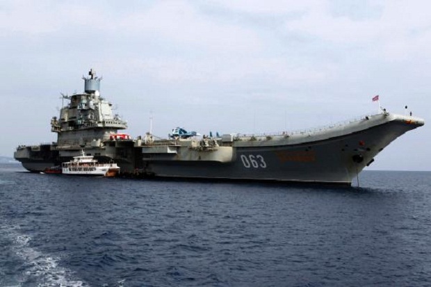 Rusia Bantah Kirim Kapal Induk ke Suriah