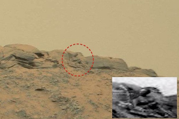 Objek Mirip Patung Budha Terlihat di Planet Mars