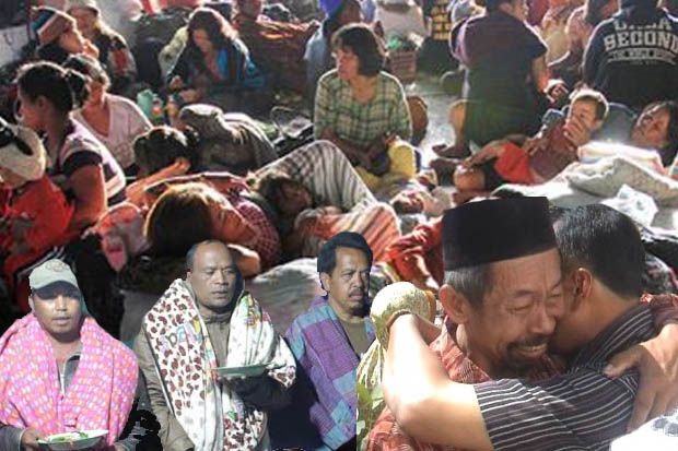Ribuan Pengungsi Aceh Singkil Tinggalkan Mandumas dan Dairi