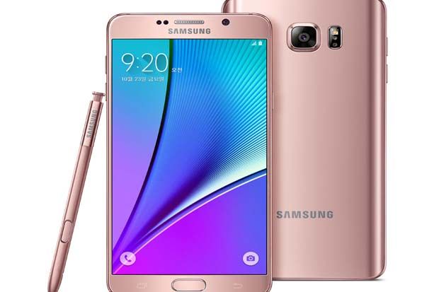 Samsung Rilis Note 5 Versi Merah Muda