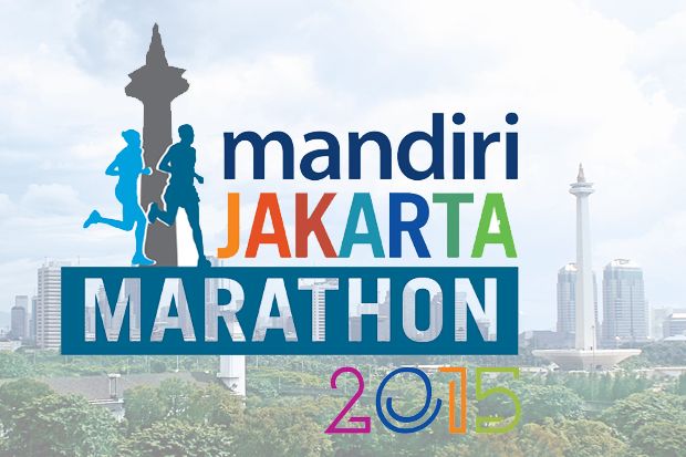 Belasan Ribu Pelari Ramaikan Mandiri Jakarta Marathon 2015