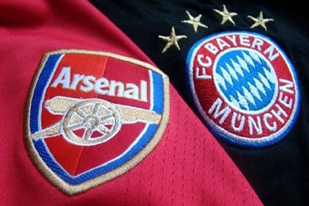 Susunan Pemain Arsenal vs Bayern Muenchen
