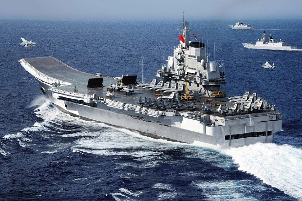 Puluhan Perwira AS Mendadak Sambangi Kapal Induk China Liaoning