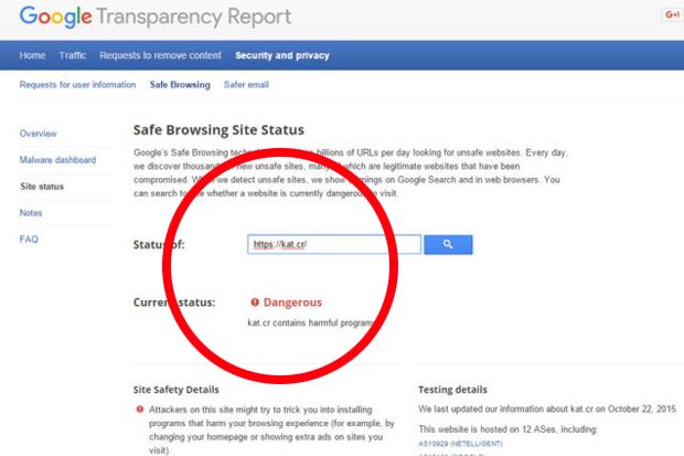 Google Transparency, Tunjukkan Pengguna Tentang Situs Berbahaya
