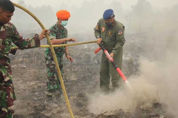 Padamkan Kebakaran Lahan dan Hutan, TNI Gunakan Fire Terminator
