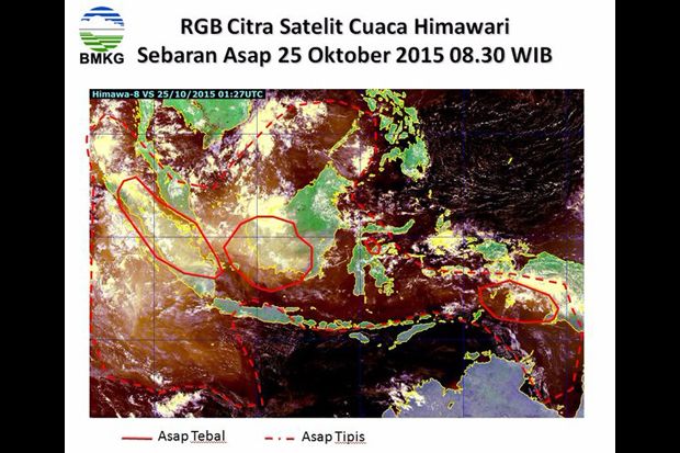 BNPB: Jakarta, Banten, Jabar, Bali Terimbas Kabut Asap