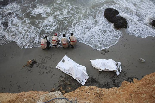 40 Mayat Imigran Terdampar di Pantai Libya
