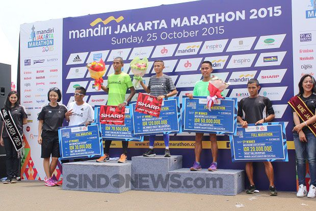 Hasil Lengkap Juara Mandiri Jakarta Marathon 2015