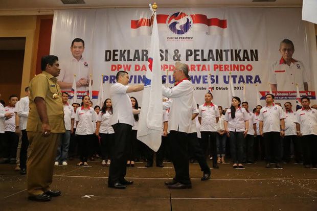 Perindo Deklarasi Pengurus DPW Sulut dan Malut