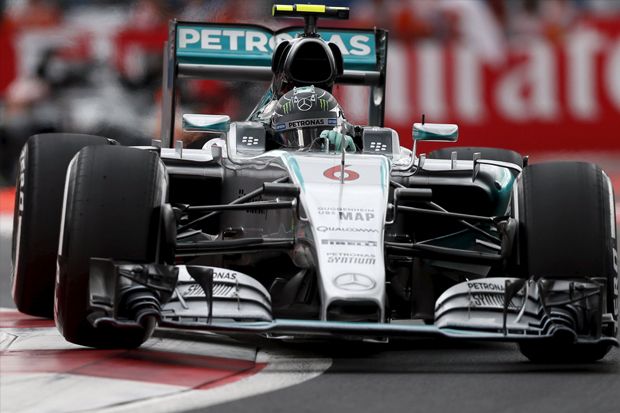 Nico Rosberg Rajai GP Meksiko