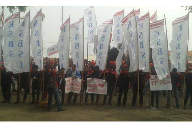 Buruh di Banten Tolak Penerapan PP 78