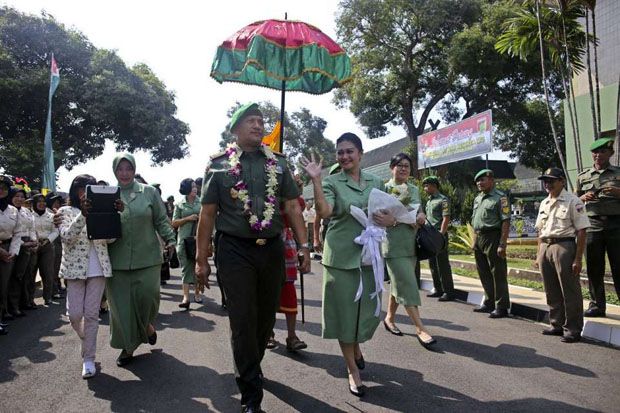 Bella Saphira Bahas Program Kerja Bersama Istri Prajurit TNI