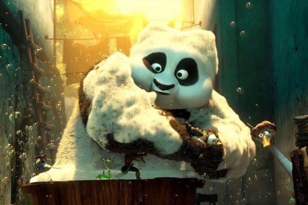 Kung Fu Panda 3 Tampilkan Cuplikan Po Diajak Pulang ke Desa Panda