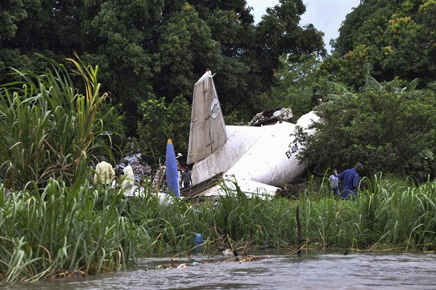 Pesawat Kargo Rusia Jatuh di Sudan Selatan