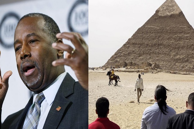 Capres AS Ben Carson: Piramida Mesir Bukan Kuburan Firaun