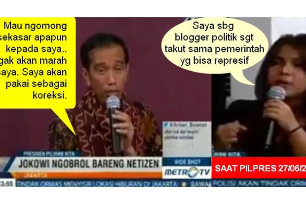 Janji Jokowi kepada Netizen: Saya Tidak Marah Dikritik Sekasar Apapun