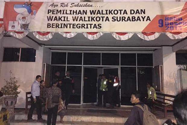 Kronologi Kebakaran Kantor KPU Surabaya