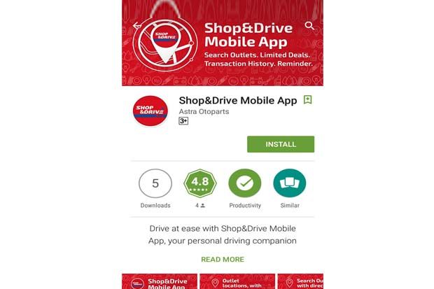 Manjakan Pelanggan, Shop & Drive Rilis Aplikasi Mobile Android