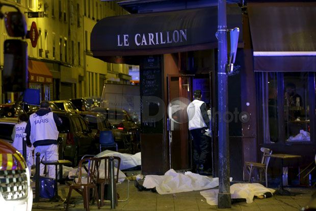 6 Lokasi dan Korban Rangkaian Serangan Teror di Paris