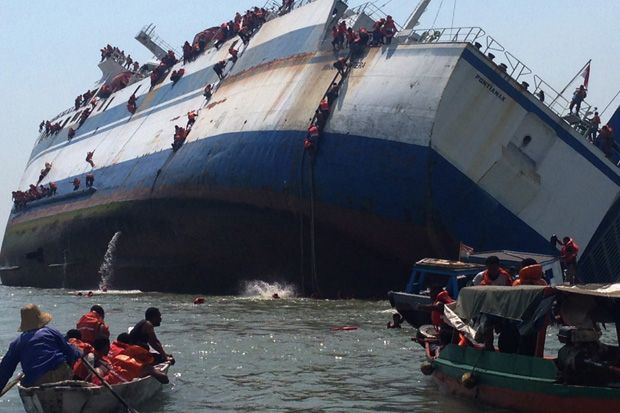 Kapal Wihan Sejahtera Sudah Miring Sejak Berangkat