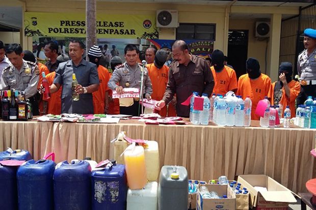 Operasi Pekat, Polresta Denpasar Jaring 81 Orang