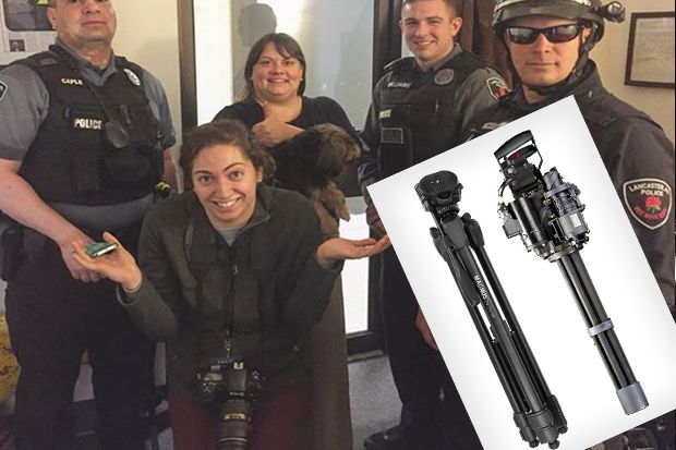 Tripot Dikira Senjata Otomatis sang Fotografer Diamankan Polisi