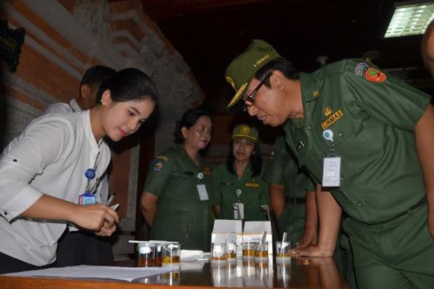 500 Pegawai Kantor Gubernur Bali Jalani Tes Urine
