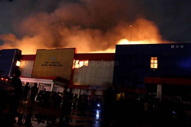 Polisi Akan Ungkap Penyebab Terbakarnya Kantor Dispenda Sumut