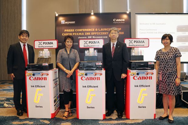 Canon Luncurkan Tiga Printer Ekonomis PIXMA Ink Efficient G-Series