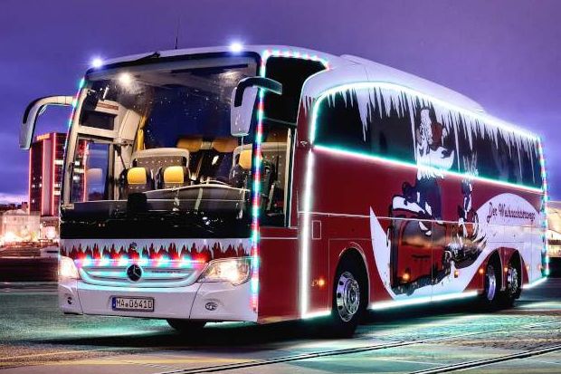 Sambut Natal, Mercedes-Benz Desain Bus Khusus