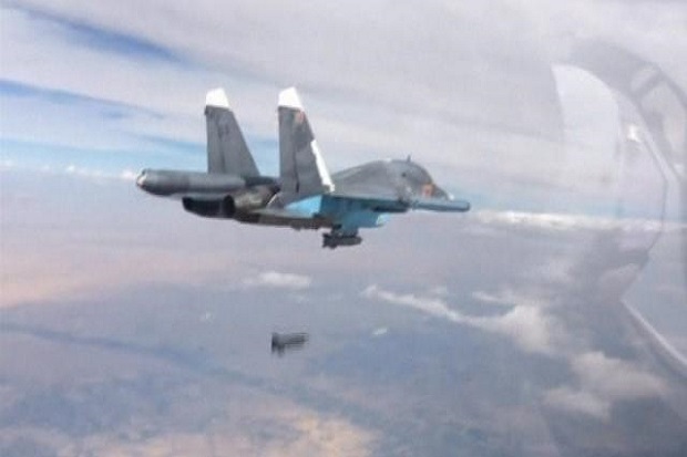 Rusia Akhirnya Luncurkan Serangan Jet Canggih Su-34 di Suriah