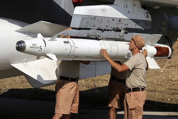 Jet Su-34 Rusia di Suriah Dilengkapi Rudal Udara, AS Bereaksi
