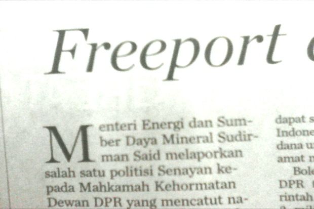 Klaim Sudirman, Bos Freeport Aktor Utama Rekam Pertemuan