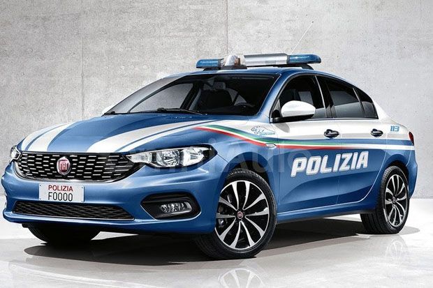 Kepolisian Italia Gunakan Sedan Fiat Terbaru