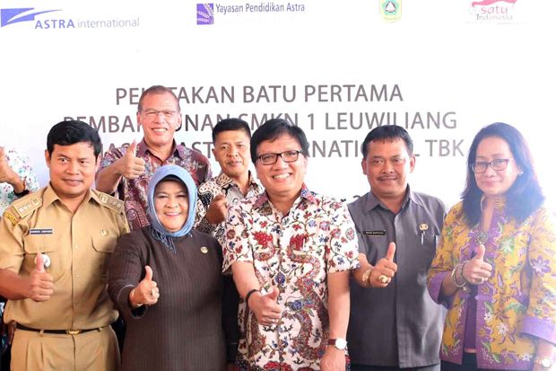 Astra Beri Bantuan Fasilitas Pendidikan di Bogor