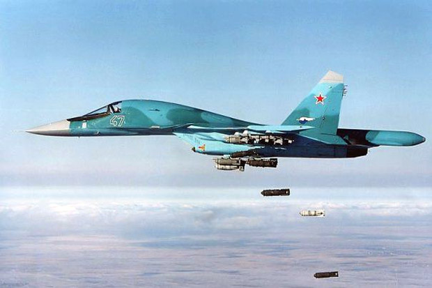 Jet-jet Tempur Rusia Hancurkan 8.000 Target Teroris