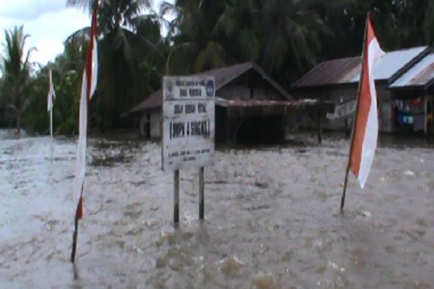 Banjir Aceh Singkil Makin Parah, Sebagian Warga Takut Dijarah