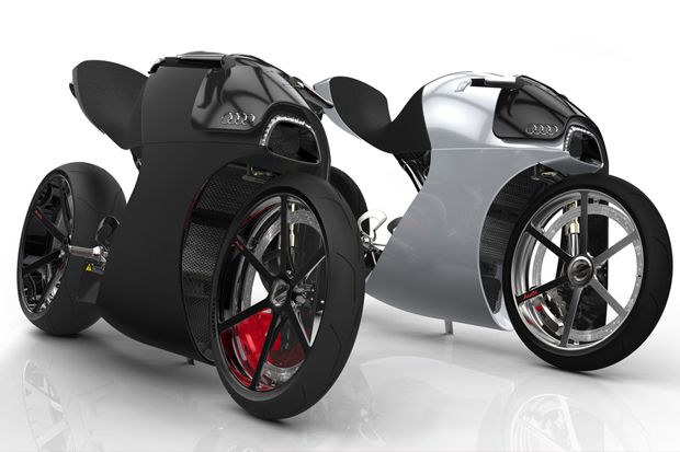 Audi RR Concept Bike Motor dengan Mesin Hybrid