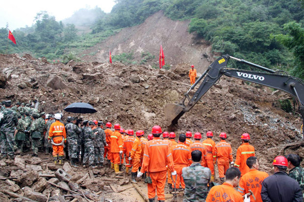 22 Orang Hilang Akibat Tanah Longsor di China