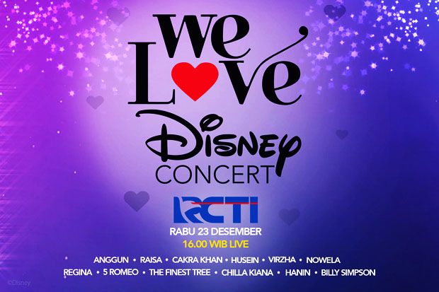 RCTI Gelar Konser WE LOVE DISNEY Bersama Musisi Top Indonesia