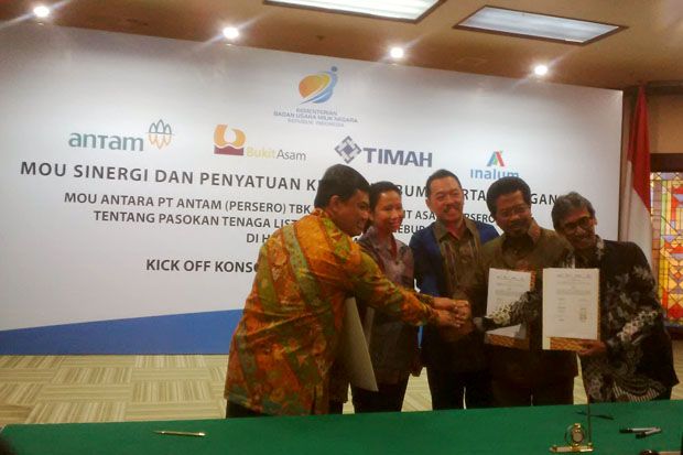 Holding BUMN Pertambangan Target Dibentuk 2018