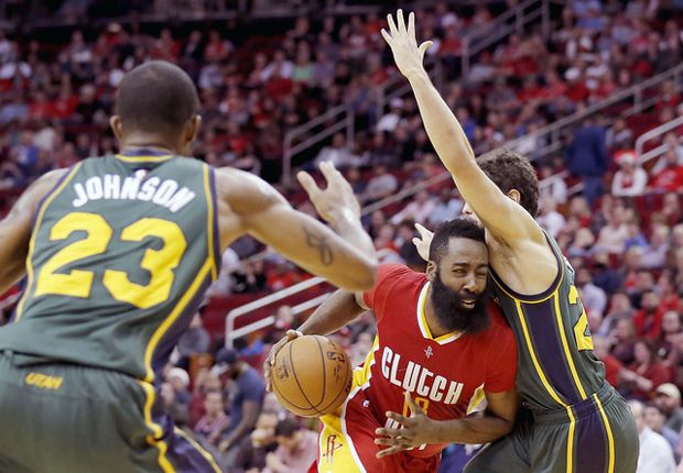 Harden Bawa Rockets Ledakan Jazz di Toyota Center