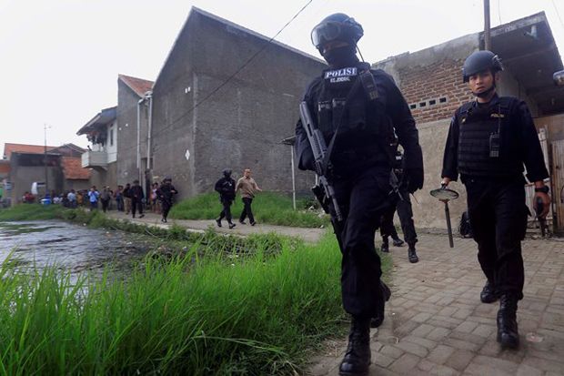 Terduga Teroris Bandung Cari Nafkah di Jakarta