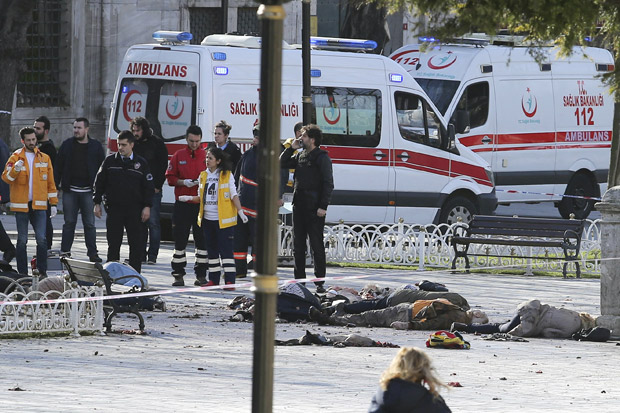 Ledakan Bom Hantam Istanbul, 10 Tewas