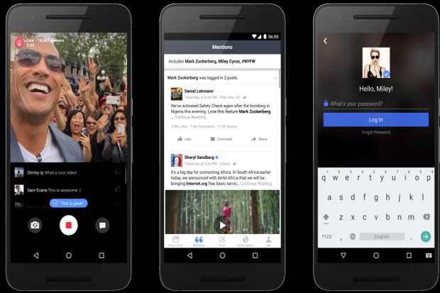 Facebook Mentions Hadir Versi Android