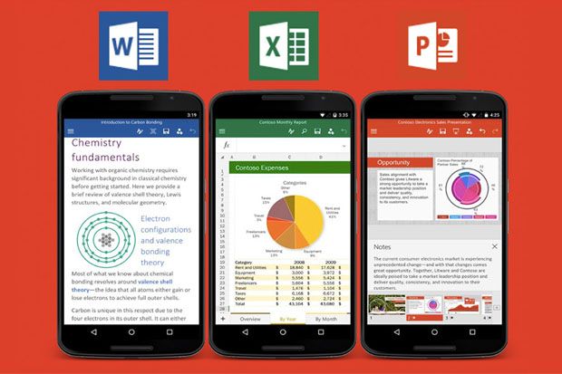 Aplikasi Microsoft Office Versi Android Di-update Signifikan