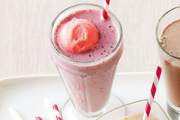Resep Minuman Segar, Cherry-berry Soy Shake
