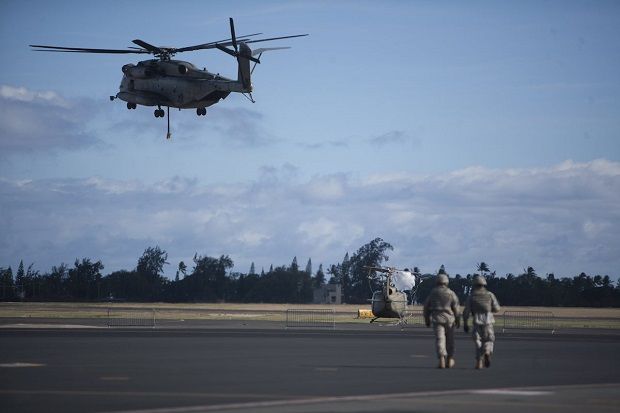 Dua Helikopter Tabrakan di Hawaii, 12 Marinir AS Hilang